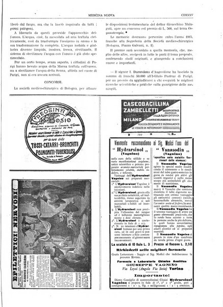 Medicina nuova periodico settimanale di scienze mediche, giurisprudenza sanitaria, medicina sociale e interessi delle classi sanitarie