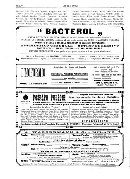 Medicina nuova periodico settimanale di scienze mediche, giurisprudenza sanitaria, medicina sociale e interessi delle classi sanitarie