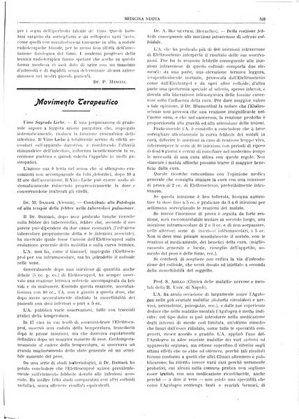 Medicina nuova periodico settimanale di scienze mediche, giurisprudenza sanitaria, medicina sociale e interessi delle classi sanitarie