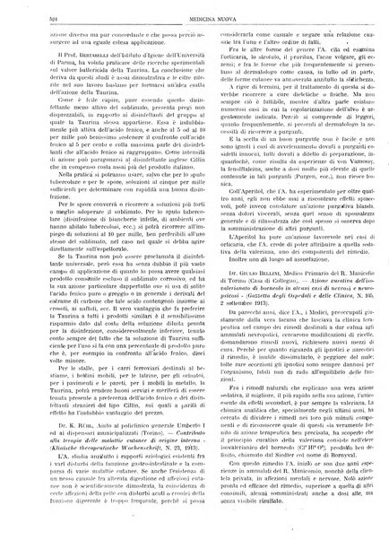 Medicina nuova periodico settimanale di scienze mediche, giurisprudenza sanitaria, medicina sociale e interessi delle classi sanitarie