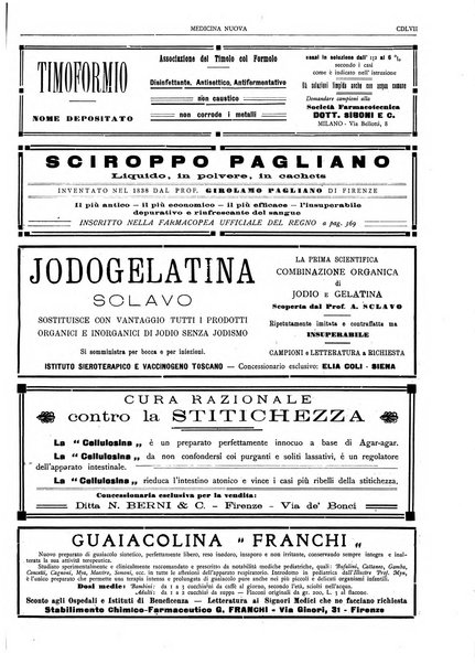 Medicina nuova periodico settimanale di scienze mediche, giurisprudenza sanitaria, medicina sociale e interessi delle classi sanitarie