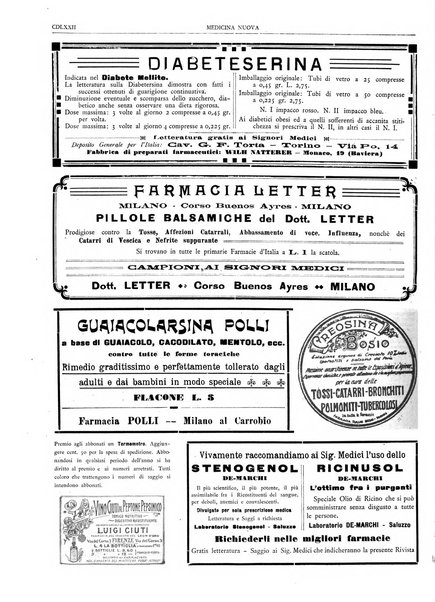 Medicina nuova periodico settimanale di scienze mediche, giurisprudenza sanitaria, medicina sociale e interessi delle classi sanitarie