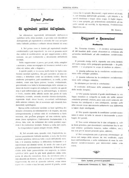 Medicina nuova periodico settimanale di scienze mediche, giurisprudenza sanitaria, medicina sociale e interessi delle classi sanitarie