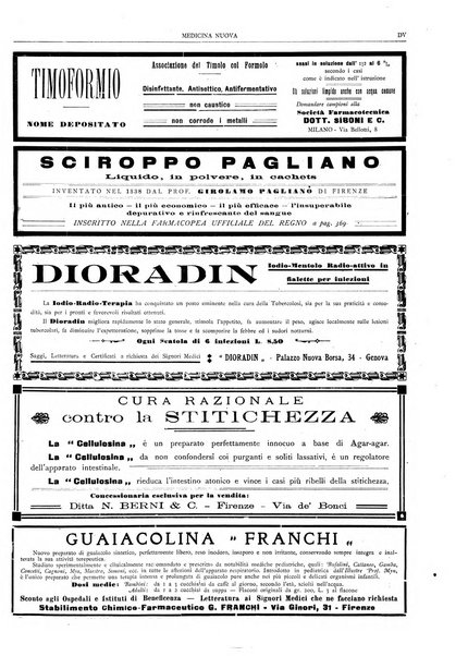 Medicina nuova periodico settimanale di scienze mediche, giurisprudenza sanitaria, medicina sociale e interessi delle classi sanitarie