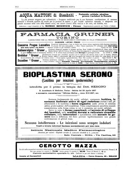 Medicina nuova periodico settimanale di scienze mediche, giurisprudenza sanitaria, medicina sociale e interessi delle classi sanitarie