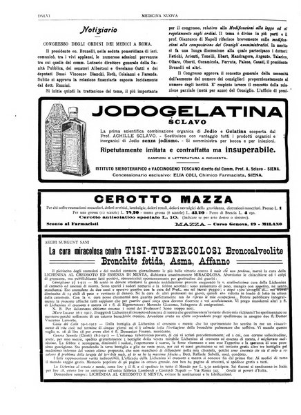 Medicina nuova periodico settimanale di scienze mediche, giurisprudenza sanitaria, medicina sociale e interessi delle classi sanitarie