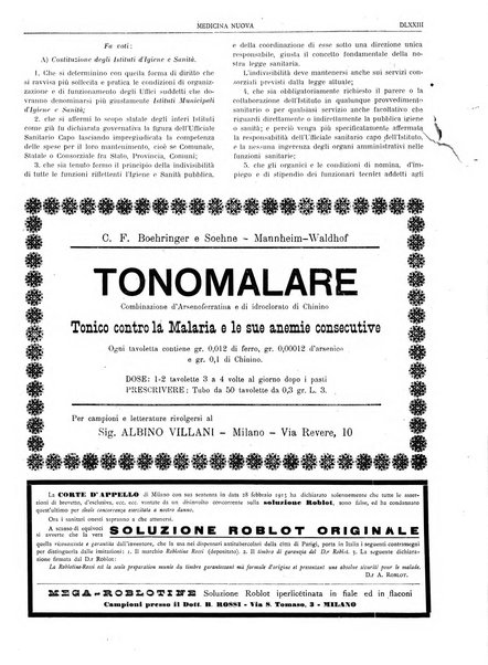 Medicina nuova periodico settimanale di scienze mediche, giurisprudenza sanitaria, medicina sociale e interessi delle classi sanitarie