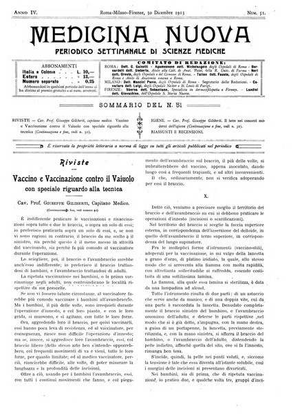 Medicina nuova periodico settimanale di scienze mediche, giurisprudenza sanitaria, medicina sociale e interessi delle classi sanitarie