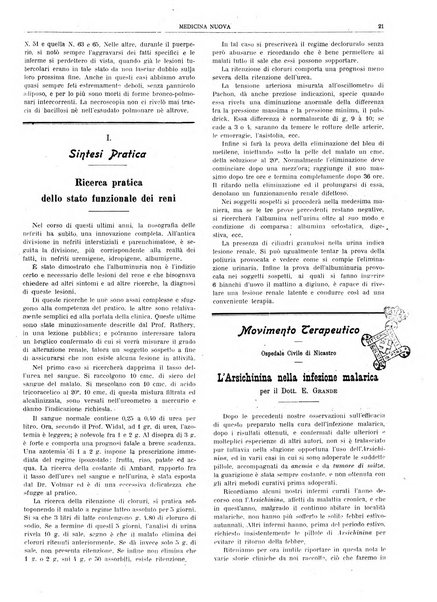 Medicina nuova periodico settimanale di scienze mediche, giurisprudenza sanitaria, medicina sociale e interessi delle classi sanitarie