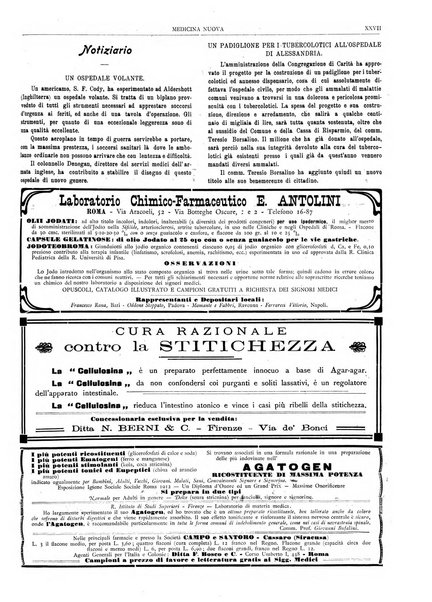 Medicina nuova periodico settimanale di scienze mediche, giurisprudenza sanitaria, medicina sociale e interessi delle classi sanitarie