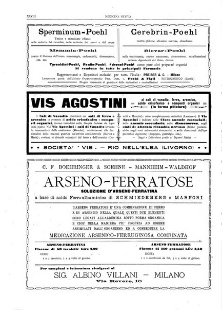 Medicina nuova periodico settimanale di scienze mediche, giurisprudenza sanitaria, medicina sociale e interessi delle classi sanitarie