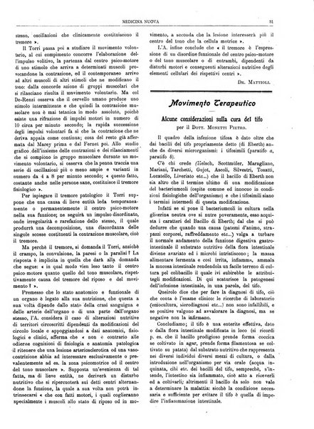 Medicina nuova periodico settimanale di scienze mediche, giurisprudenza sanitaria, medicina sociale e interessi delle classi sanitarie