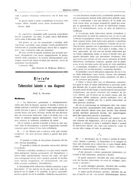 Medicina nuova periodico settimanale di scienze mediche, giurisprudenza sanitaria, medicina sociale e interessi delle classi sanitarie