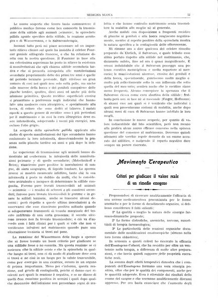 Medicina nuova periodico settimanale di scienze mediche, giurisprudenza sanitaria, medicina sociale e interessi delle classi sanitarie