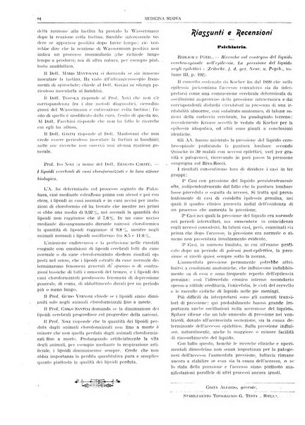 Medicina nuova periodico settimanale di scienze mediche, giurisprudenza sanitaria, medicina sociale e interessi delle classi sanitarie