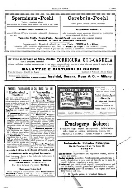 Medicina nuova periodico settimanale di scienze mediche, giurisprudenza sanitaria, medicina sociale e interessi delle classi sanitarie