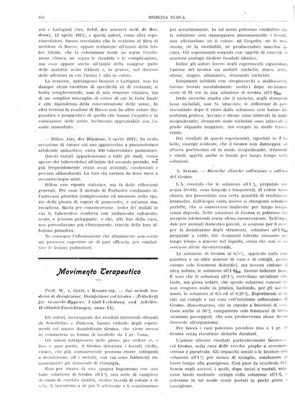 Medicina nuova periodico settimanale di scienze mediche, giurisprudenza sanitaria, medicina sociale e interessi delle classi sanitarie