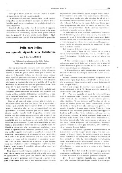 Medicina nuova periodico settimanale di scienze mediche, giurisprudenza sanitaria, medicina sociale e interessi delle classi sanitarie