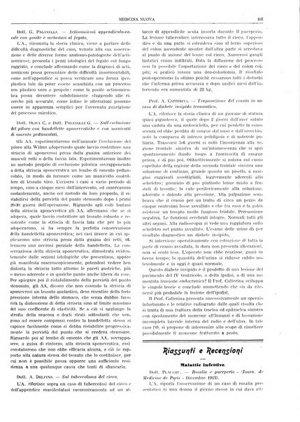 Medicina nuova periodico settimanale di scienze mediche, giurisprudenza sanitaria, medicina sociale e interessi delle classi sanitarie