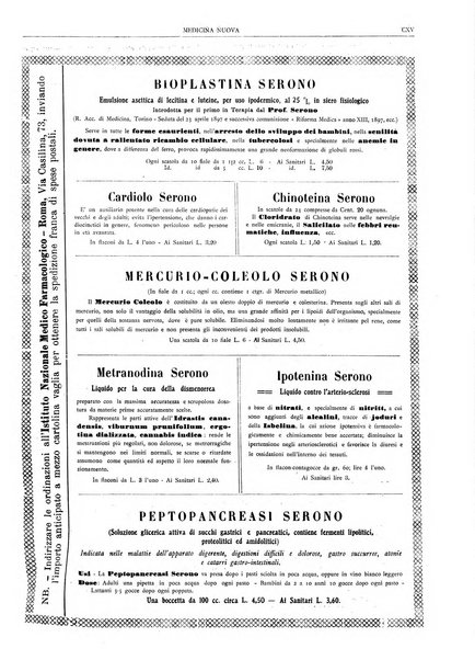 Medicina nuova periodico settimanale di scienze mediche, giurisprudenza sanitaria, medicina sociale e interessi delle classi sanitarie