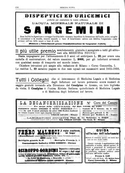 Medicina nuova periodico settimanale di scienze mediche, giurisprudenza sanitaria, medicina sociale e interessi delle classi sanitarie