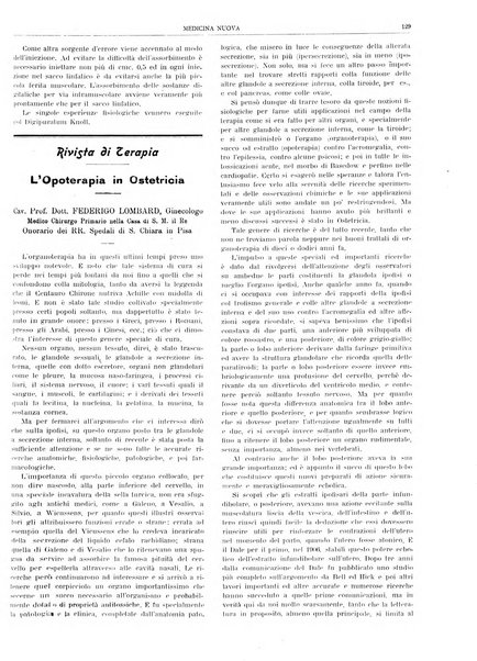 Medicina nuova periodico settimanale di scienze mediche, giurisprudenza sanitaria, medicina sociale e interessi delle classi sanitarie