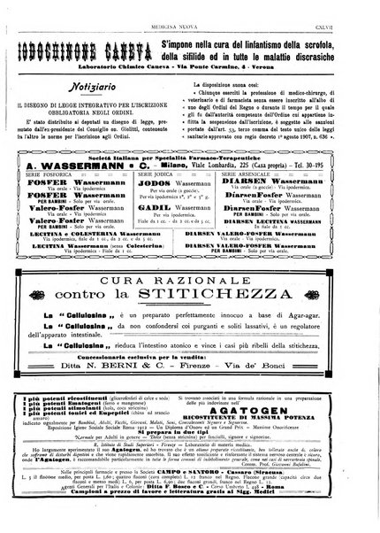 Medicina nuova periodico settimanale di scienze mediche, giurisprudenza sanitaria, medicina sociale e interessi delle classi sanitarie