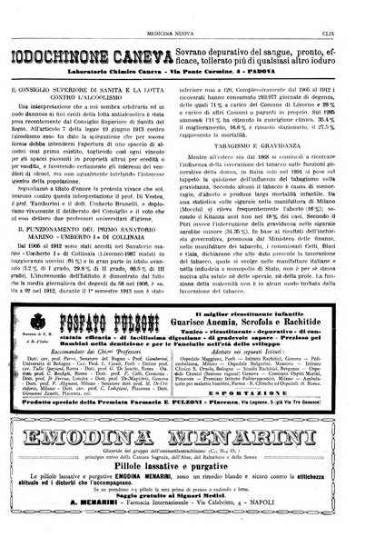 Medicina nuova periodico settimanale di scienze mediche, giurisprudenza sanitaria, medicina sociale e interessi delle classi sanitarie