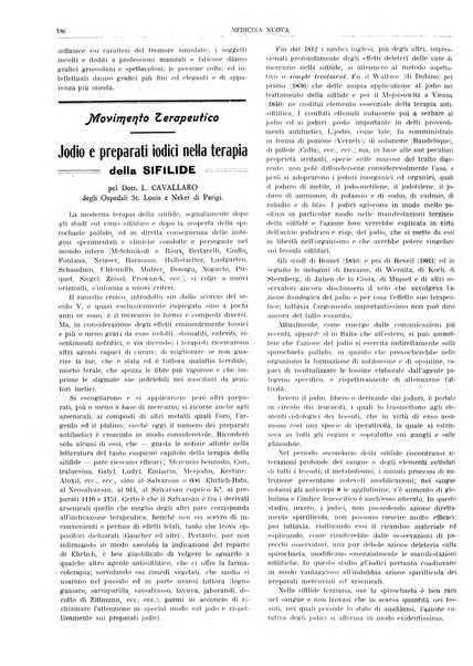 Medicina nuova periodico settimanale di scienze mediche, giurisprudenza sanitaria, medicina sociale e interessi delle classi sanitarie