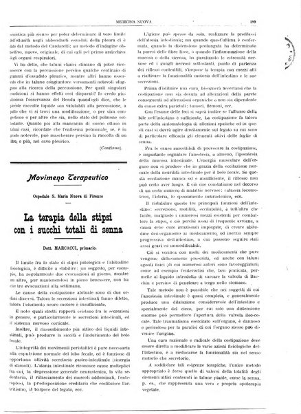 Medicina nuova periodico settimanale di scienze mediche, giurisprudenza sanitaria, medicina sociale e interessi delle classi sanitarie