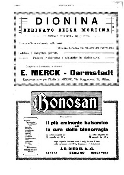 Medicina nuova periodico settimanale di scienze mediche, giurisprudenza sanitaria, medicina sociale e interessi delle classi sanitarie