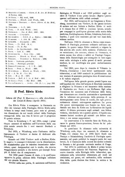 Medicina nuova periodico settimanale di scienze mediche, giurisprudenza sanitaria, medicina sociale e interessi delle classi sanitarie