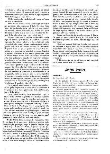 Medicina nuova periodico settimanale di scienze mediche, giurisprudenza sanitaria, medicina sociale e interessi delle classi sanitarie