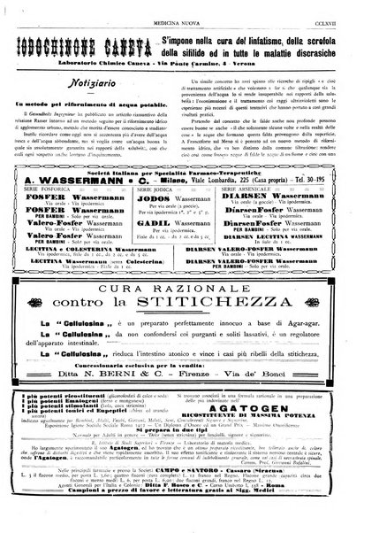 Medicina nuova periodico settimanale di scienze mediche, giurisprudenza sanitaria, medicina sociale e interessi delle classi sanitarie