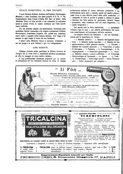 Medicina nuova periodico settimanale di scienze mediche, giurisprudenza sanitaria, medicina sociale e interessi delle classi sanitarie