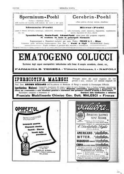 Medicina nuova periodico settimanale di scienze mediche, giurisprudenza sanitaria, medicina sociale e interessi delle classi sanitarie