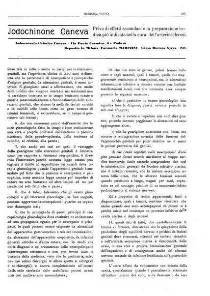 Medicina nuova periodico settimanale di scienze mediche, giurisprudenza sanitaria, medicina sociale e interessi delle classi sanitarie