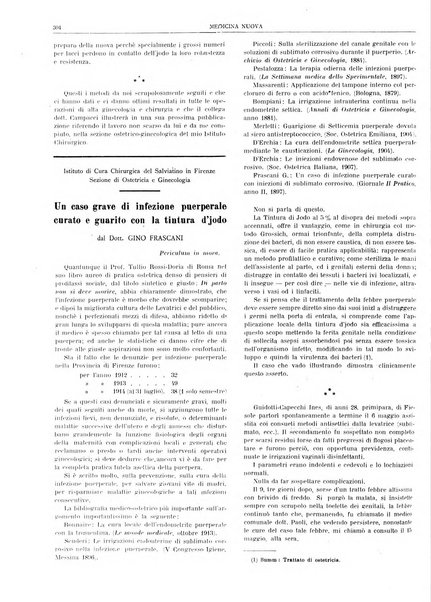 Medicina nuova periodico settimanale di scienze mediche, giurisprudenza sanitaria, medicina sociale e interessi delle classi sanitarie