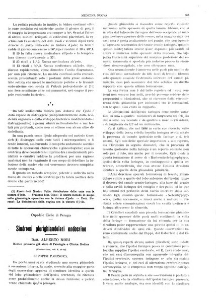 Medicina nuova periodico settimanale di scienze mediche, giurisprudenza sanitaria, medicina sociale e interessi delle classi sanitarie