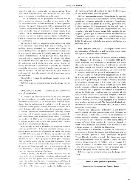 Medicina nuova periodico settimanale di scienze mediche, giurisprudenza sanitaria, medicina sociale e interessi delle classi sanitarie