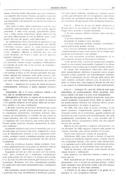 Medicina nuova periodico settimanale di scienze mediche, giurisprudenza sanitaria, medicina sociale e interessi delle classi sanitarie