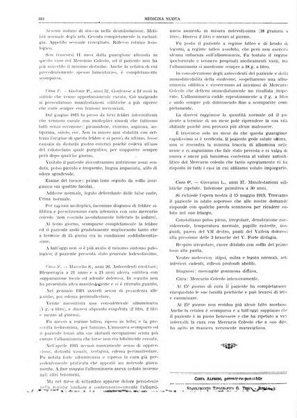 Medicina nuova periodico settimanale di scienze mediche, giurisprudenza sanitaria, medicina sociale e interessi delle classi sanitarie