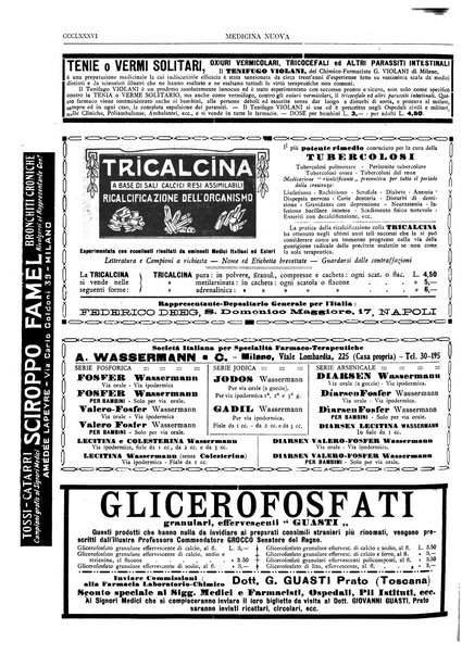 Medicina nuova periodico settimanale di scienze mediche, giurisprudenza sanitaria, medicina sociale e interessi delle classi sanitarie