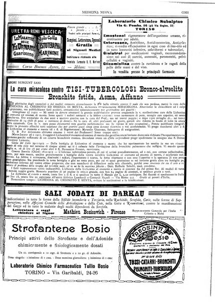 Medicina nuova periodico settimanale di scienze mediche, giurisprudenza sanitaria, medicina sociale e interessi delle classi sanitarie