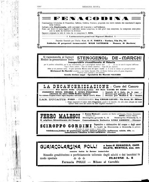 Medicina nuova periodico settimanale di scienze mediche, giurisprudenza sanitaria, medicina sociale e interessi delle classi sanitarie