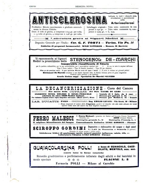 Medicina nuova periodico settimanale di scienze mediche, giurisprudenza sanitaria, medicina sociale e interessi delle classi sanitarie