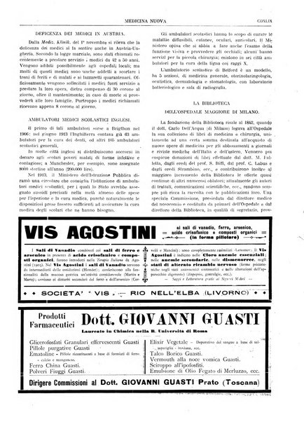 Medicina nuova periodico settimanale di scienze mediche, giurisprudenza sanitaria, medicina sociale e interessi delle classi sanitarie