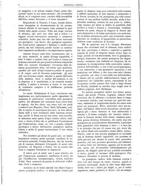 Medicina nuova periodico settimanale di scienze mediche, giurisprudenza sanitaria, medicina sociale e interessi delle classi sanitarie