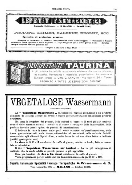 Medicina nuova periodico settimanale di scienze mediche, giurisprudenza sanitaria, medicina sociale e interessi delle classi sanitarie