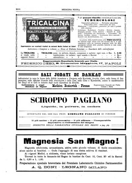 Medicina nuova periodico settimanale di scienze mediche, giurisprudenza sanitaria, medicina sociale e interessi delle classi sanitarie